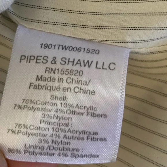 Veronica Beard White and Black Striped Blazer - Picture 12 of 16